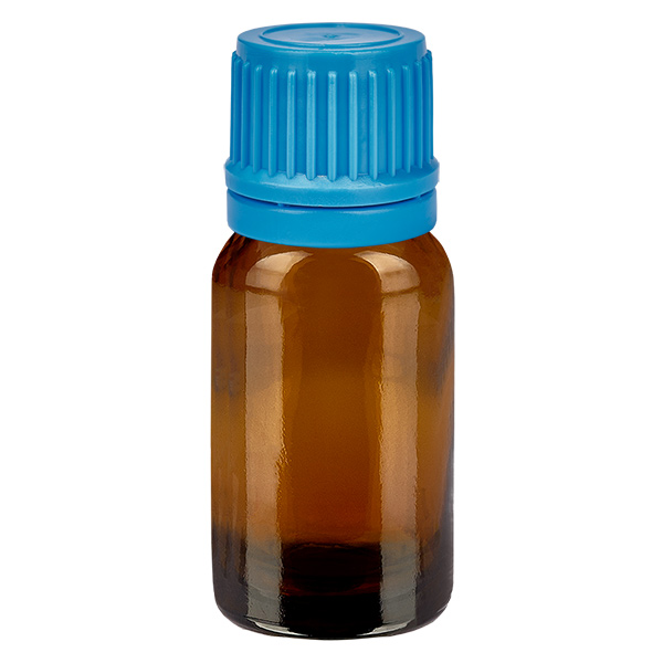 10ml lahvi&#269;ka 11mm &#353;roubovac&#237; uz&#225;v&#283;r modr&#253; tamper evidentn&#237; uz&#225;v&#283;r BrownLine UT18/10