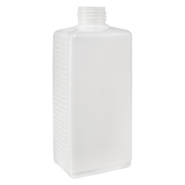 500ml hranatá láhev PE přírodní, bez uzávěru 500ml hranatá láhev PE přírodní, bez uzávěru