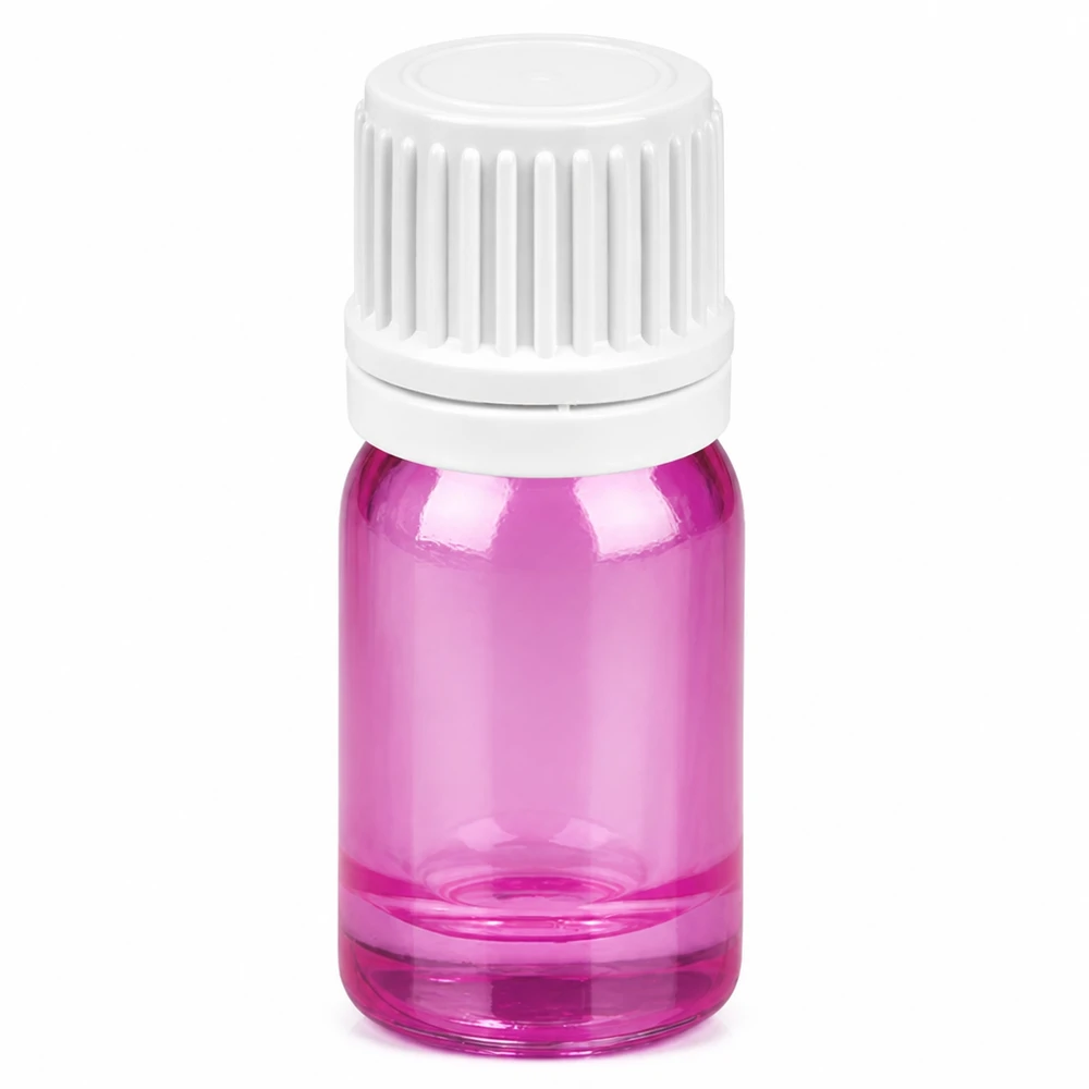 5ml lahvička s kapátkem 0,7mm bílé Originality šroubovací uzávěr PurpleLine UT18/5 Handliche Tropfflasche 5ml lila für E-Liquids Aromen und ätherische Öle mit UT18 Gewinde