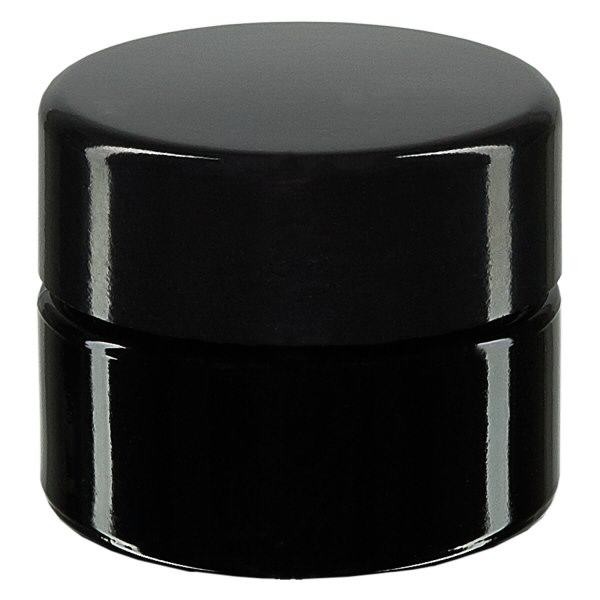 Kosmetick&#225; d&#243;za z fialov&#233;ho skla 15 ml, s &#269;ern&#253;m v&#237;&#269;kem