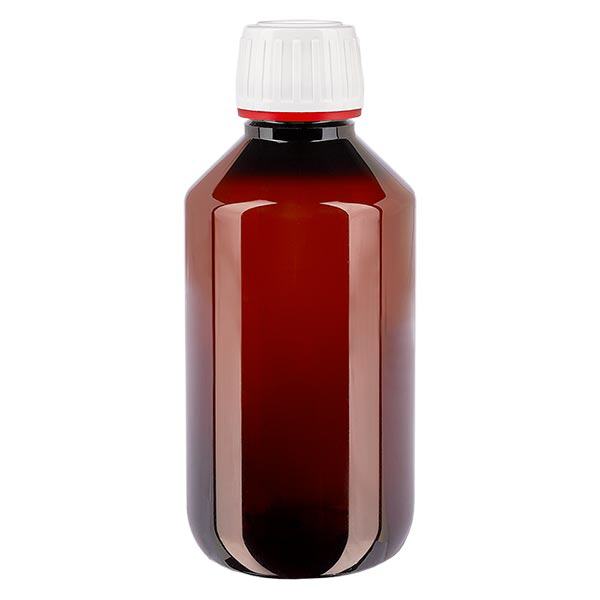 PET láhev 200ml s bílým uzávěrem s možností opakované manipulace, jemně žebrovaná. PET láhev 200ml s bílým uzávěrem s možností opakované manipulace, jemně žebrovaná.
