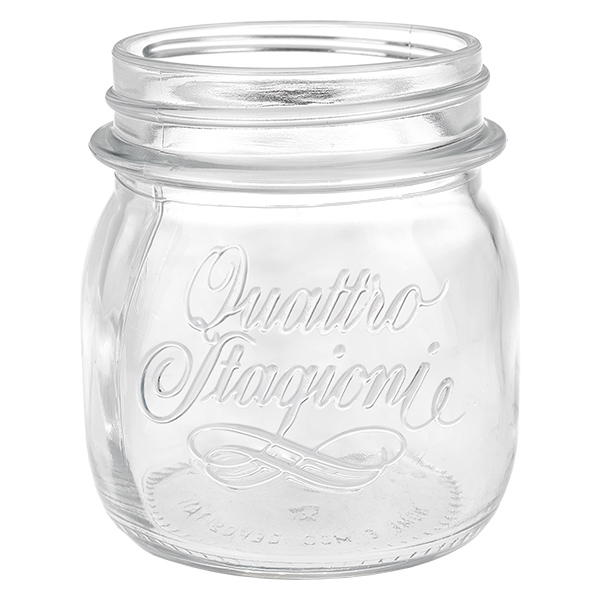 250ml kulat&#225; zava&#345;ovac&#237; sklenice &quot;Quattro Stagioni&quot; QS70mm