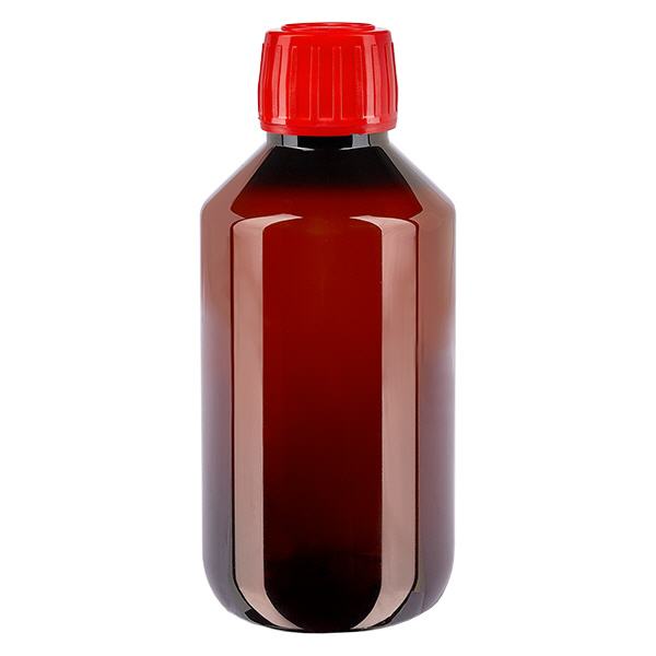 PET láhev 200ml s červeným uzávěrem, který lze snadno otevřít. PET láhev 200ml s červeným uzávěrem, který lze snadno otevřít.