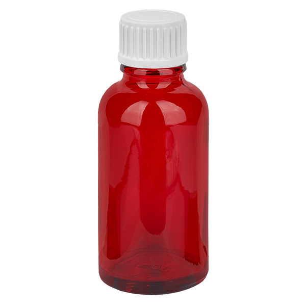 30ml lahvi&#269;ka s kap&#225;tkem 0,9 mm b&#237;l&#225; standardn&#237; uz&#225;v&#283;r RedLine UT18/30