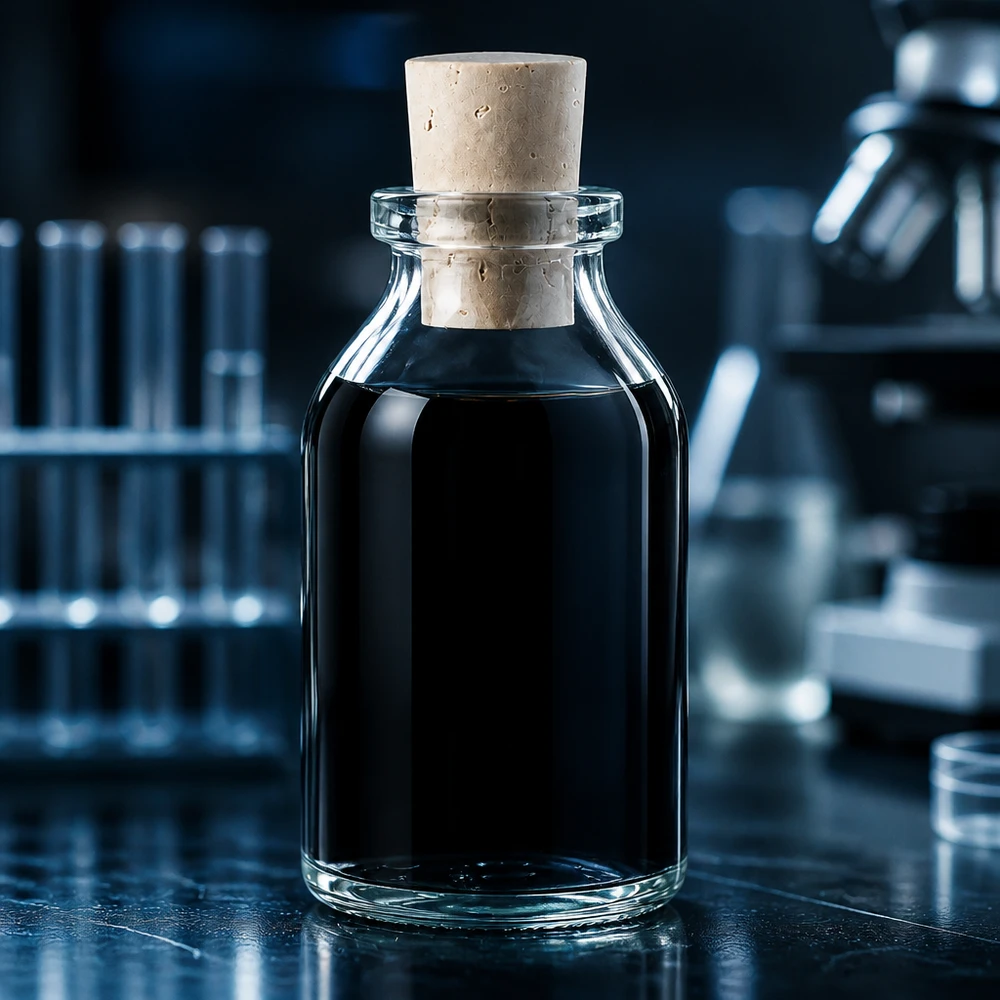 Verschließbare Glasflasche 20ml mit Kork für Tinkturen Essenzen und Laborproben