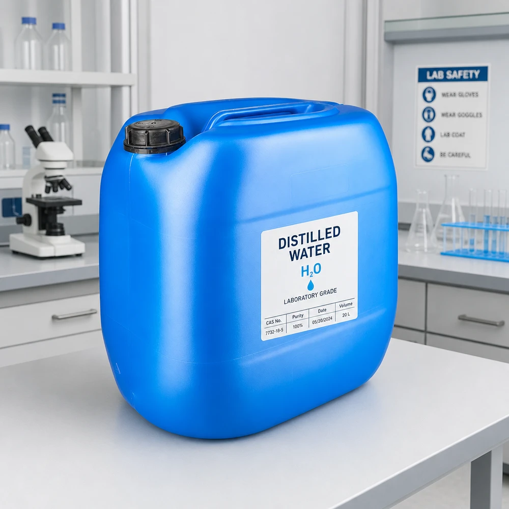 Kanystr Jerrycan 30 litrů modrý se šroubovacím uzávěrem s pojistkou proti otevření. Rechteckiger Kunststoffkanister 30L blau mit griffigem Schraubverschluss OV und stabilem Henkel