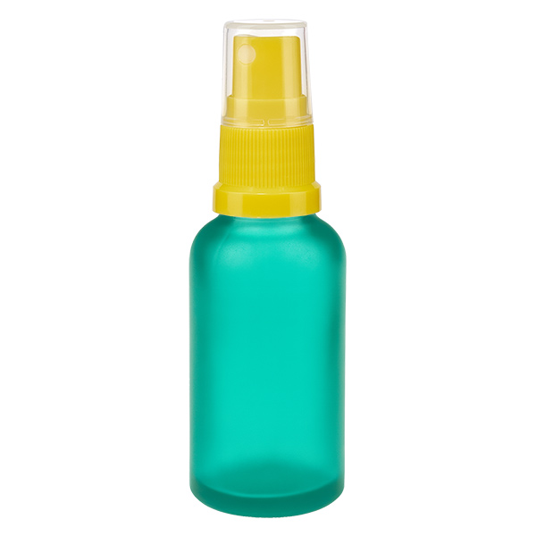 30ml lahev s rozprašovačem žlutá/průhledný standardní uzávěr GreenLine UT18/30 30ml lahev s rozprašovačem žlutá/průhledný standardní uzávěr GreenLine UT18/30