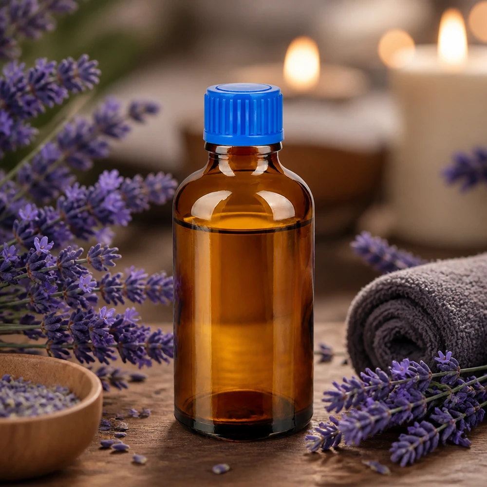 Professionelle 50ml Braunglasflasche für Homöopathie und alternative Medizin