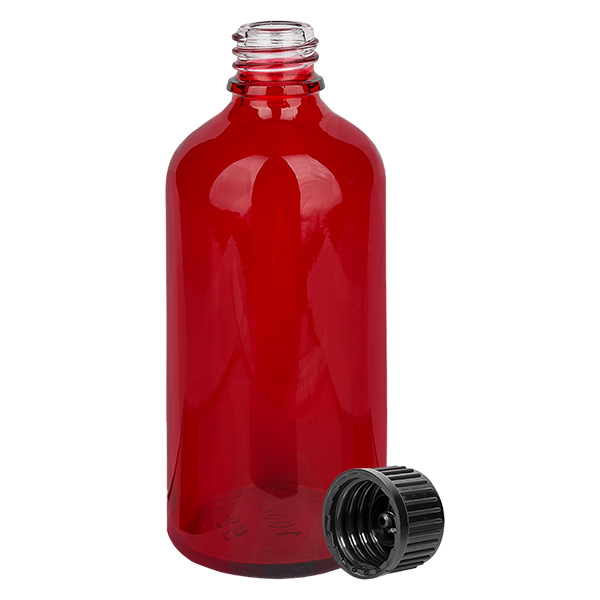 100ml láhev 11mm šroubovací uzávěr černý standard RedLine UT18/100 100ml láhev 11mm šroubovací uzávěr černý standard RedLine UT18/100
