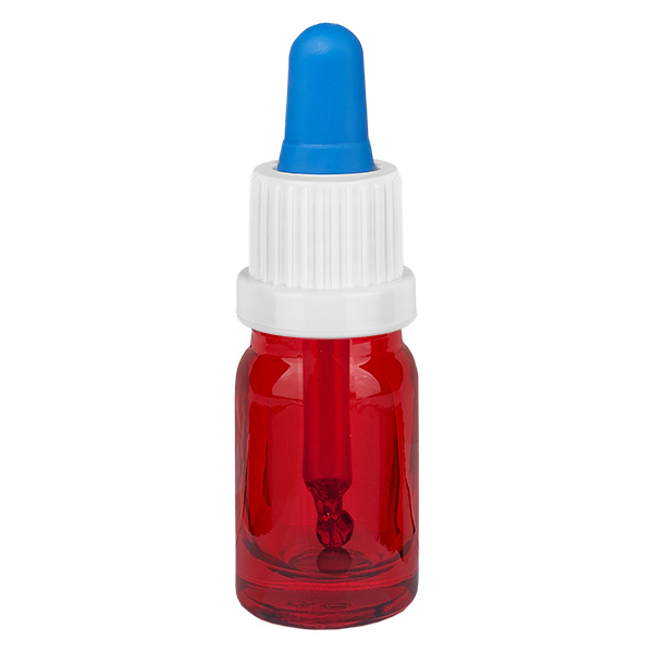 5ml pipetovací láhev bílá/modrý uzávěr s ochranou proti manipulaci RedLine UT18/5