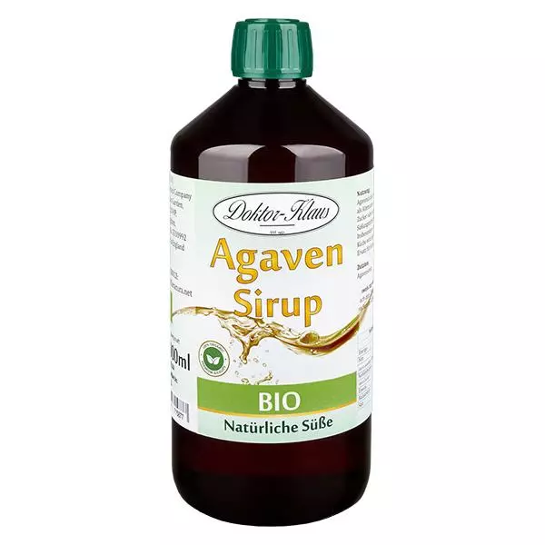 Agávový sirup (sirup) bio 1000ml Doktor-Klaus Agávový sirup (sirup) bio 1000ml Doktor-Klaus