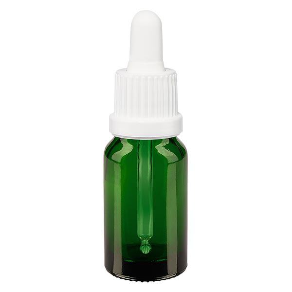 Lékárenská lahvička zelená 10ml pipeta bílá s uzávěrem proti neoprávněné manipulaci. Lékárenská lahvička zelená 10ml pipeta bílá s uzávěrem proti neoprávněné manipulaci.