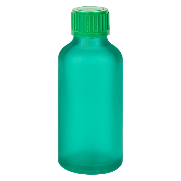 50ml lahvička s kapátkem 0,8 mm zelená standardní uzávěr GreenLine UT18/50