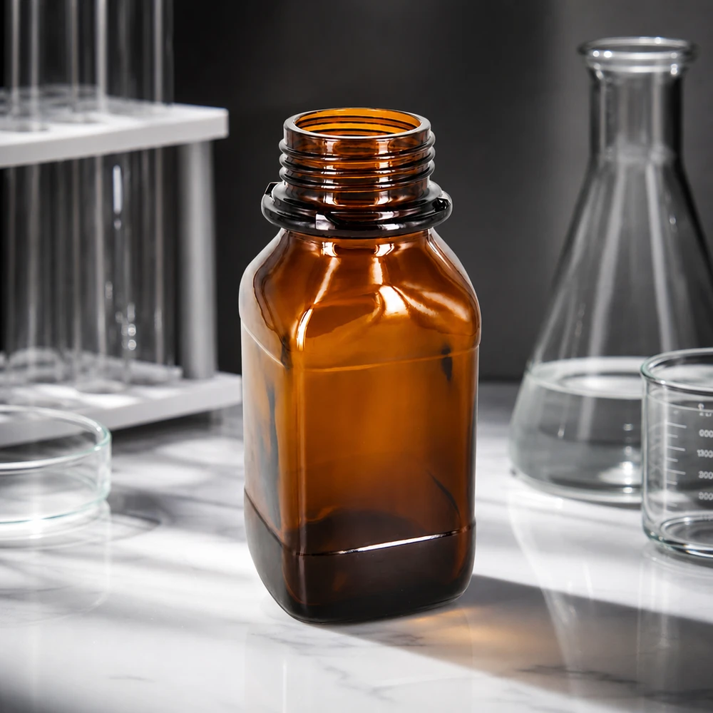 250ml láhev na chemikálie Hochwertige Laborflasche 250ml mit chemikalienresistenter Oberfläche für aggressive Stoffe