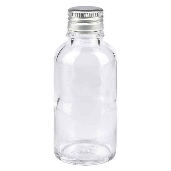 30ml lahvi&#269;ka 11mm &#353;roubovac&#237; uz&#225;v&#283;r Alu-Silver Standard ClearLine UT18/30