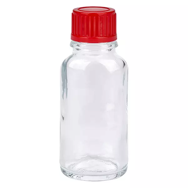 20ml láhev 11mm šroubovací uzávěr červená Standard ClearLine UT18/20