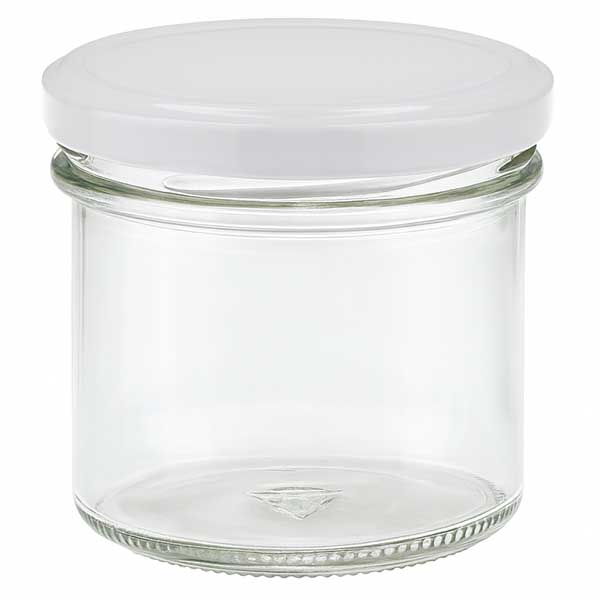 125ml kelímky s víčkem BasicSeal bílé UNiTWIST