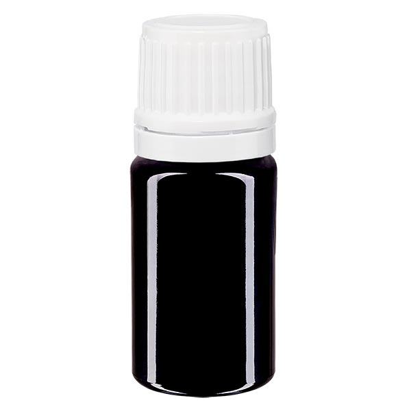 Lékárenská lahvička viol. 5ml kapátko uzávěr 1,2mm bílý uzávěr proti neoprávněné manipulaci Lékárenská lahvička viol. 5ml kapátko uzávěr 1,2mm bílý uzávěr proti neoprávněné manipulaci