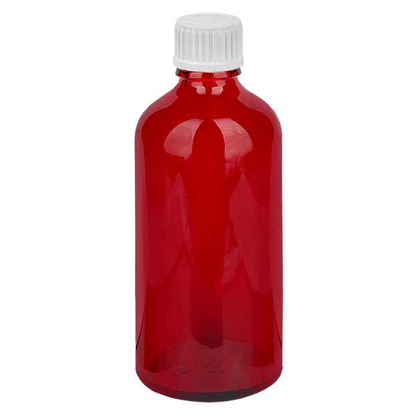 100ml lahvička s kapátkem 0,9 mm bílá standardní uzávěr RedLine UT18/100 100ml lahvička s kapátkem 0,9 mm bílá standardní uzávěr RedLine UT18/100