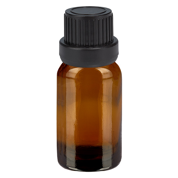 10ml l&#225;hev 11mm &#353;roubovac&#237; uz&#225;v&#283;r &#269;ern&#253; tamper evident uz&#225;v&#283;rII BrownLine UT18/10