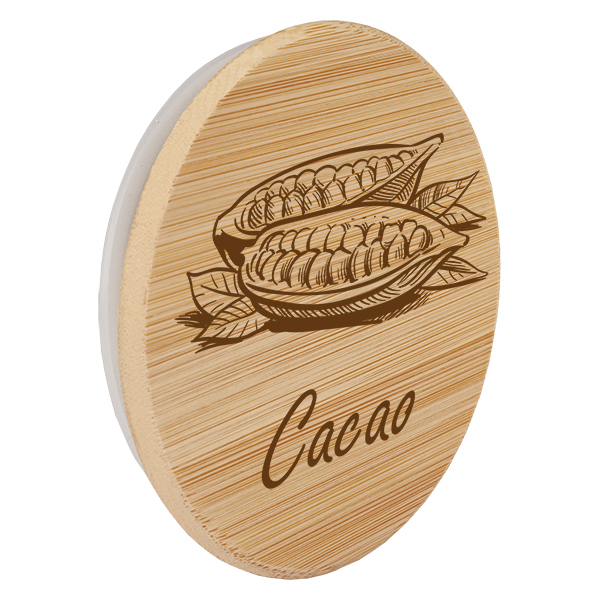 Couvercle en bois "cacao" pour WECK RR100 Couvercle en bois "cacao" pour WECK RR100