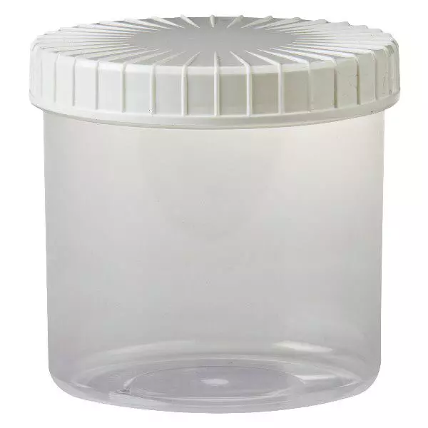 Průhledná šroubovací sklenice 375 ml s drážkovaným uzávěrem