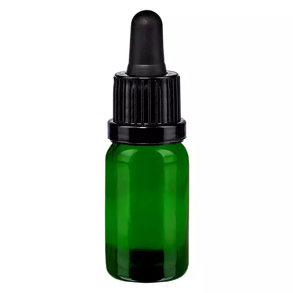 10ml pipetovací láhev černá s tamper-evidentním uzávěrem GreenLine UT18/10 10ml pipetovací láhev černá s tamper-evidentním uzávěrem GreenLine UT18/10