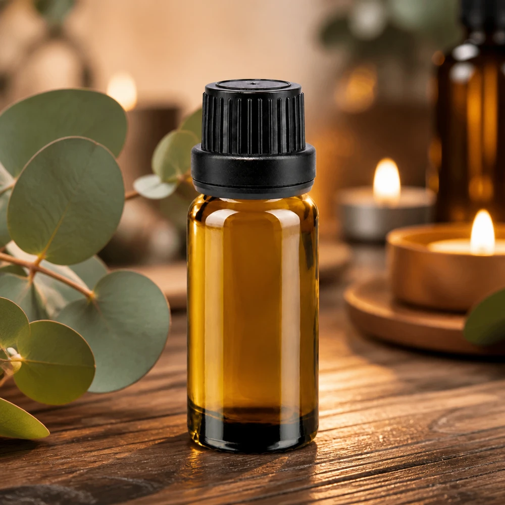 Hochwertige Apotheker Tropfflasche 10ml braun mit 2mm Einsatz für Aromatherapie Öle