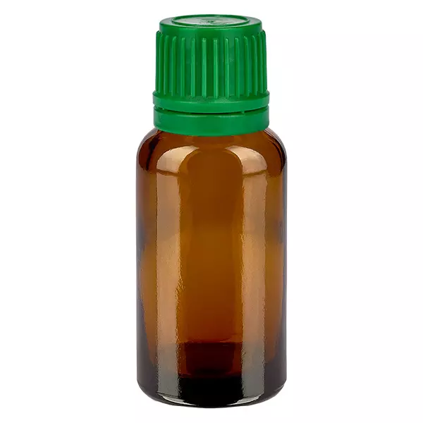20ml láhev 11mm šroubovací uzávěr zelená s tamper-evidentním uzávěrem BrownLine UT18/20 20ml láhev 11mm šroubovací uzávěr zelená s tamper-evidentním uzávěrem BrownLine UT18/20