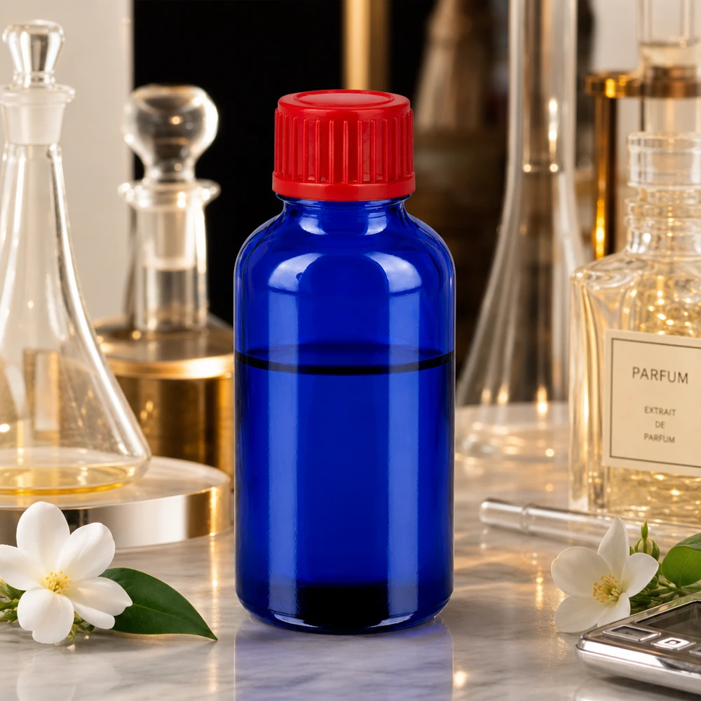 30ml Mehrzweckflasche aus Braunglas-Alternative mit festem roten Schraubverschluss