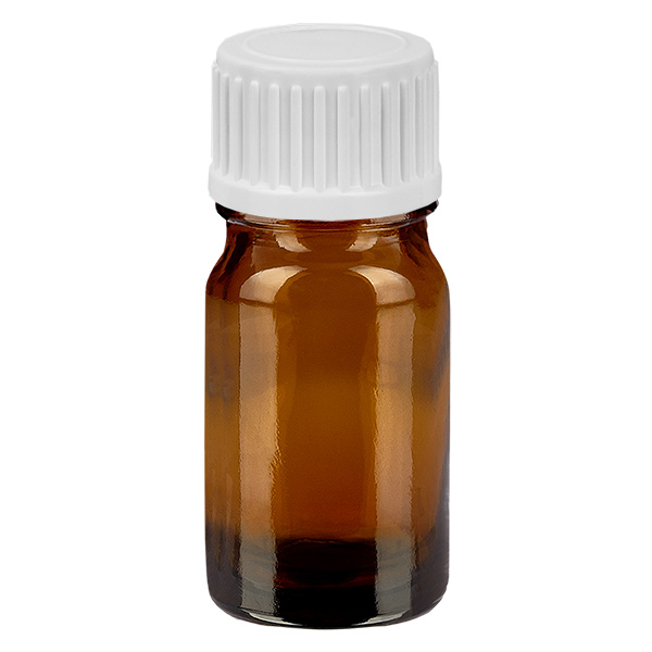 5ml lahvi&#269;ka s kap&#225;tkem 0,9 mm b&#237;l&#225; standardn&#237; uz&#225;v&#283;r BrownLine UT18/5