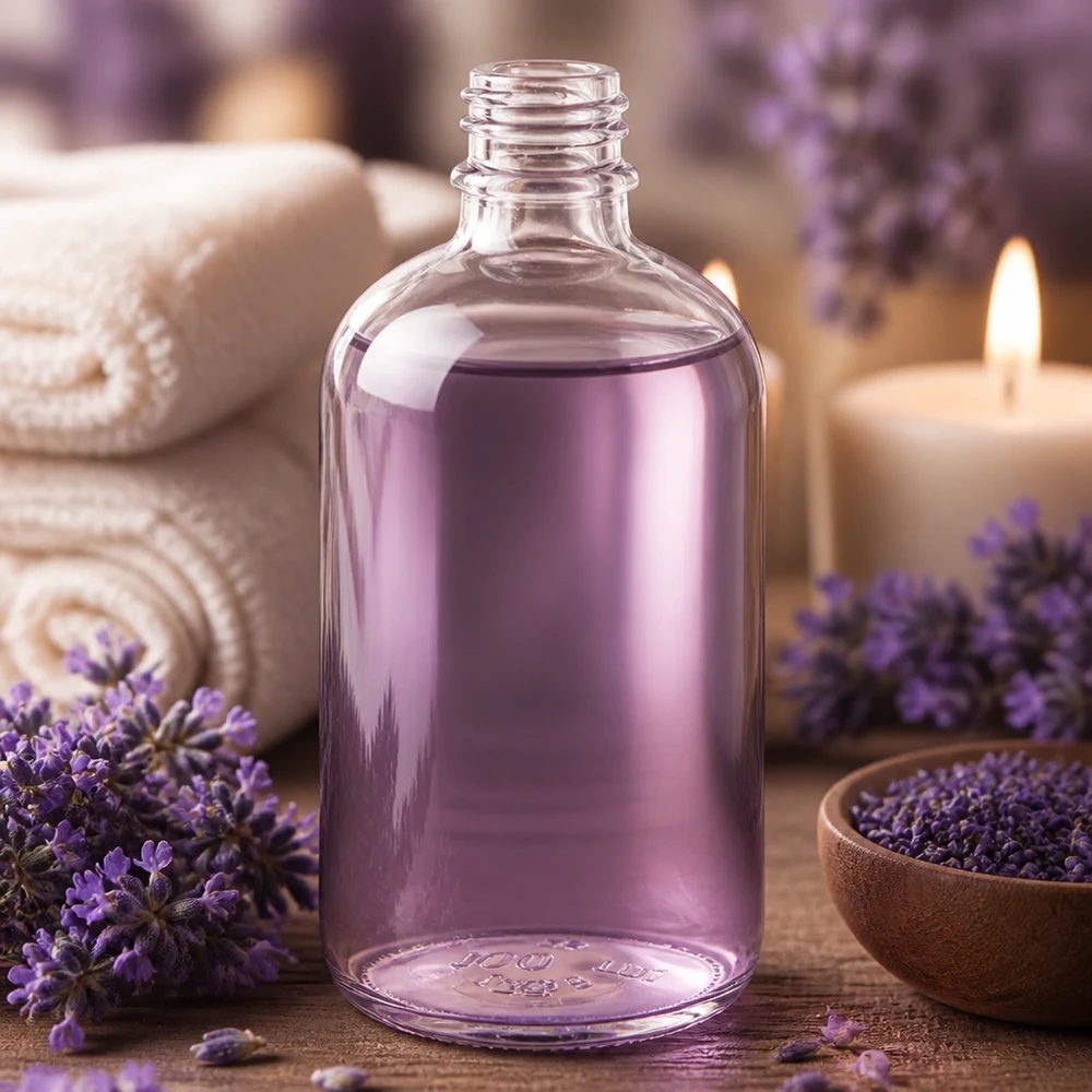 Čirá skleněná láhev 100ml DIN 18 ApoGlas 100ml Flasche mit glatter Oberfläche für einfache Reinigung und Sterilisation