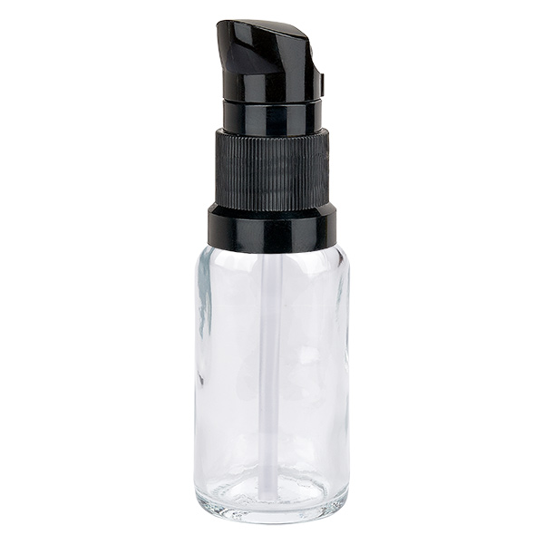 20ml láhev s pumpičkou černá standardní uzávěr ClearLine UT18/20 20ml láhev s pumpičkou černá standardní uzávěr ClearLine UT18/20