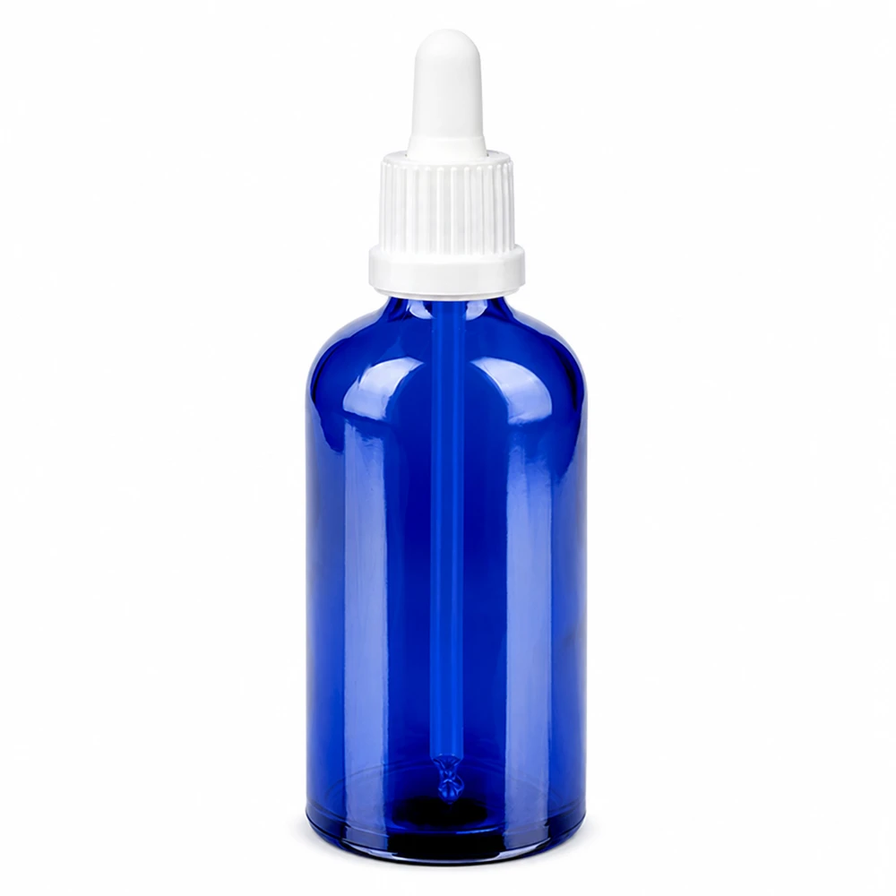 100ml Dosierungsflasche blau mit kindersicherem Pipettenverschluss OV BlueLine UT18