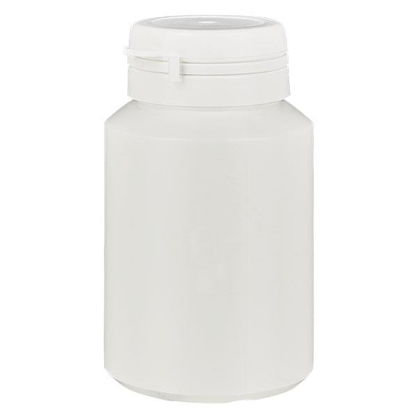 Krabička na kapsle 100 ml bílá s uzávěrem Jaycap s ochranou proti otevření bílá Krabička na kapsle 100 ml bílá s uzávěrem Jaycap s ochranou proti otevření bílá
