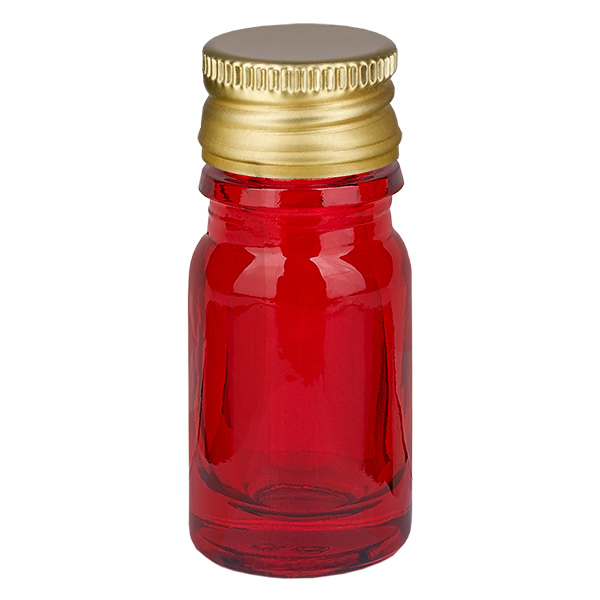 5ml lahvi&#269;ka 11mm &#353;roubovac&#237; uz&#225;v&#283;r Alu-Gold Standard RedLine UT18/5