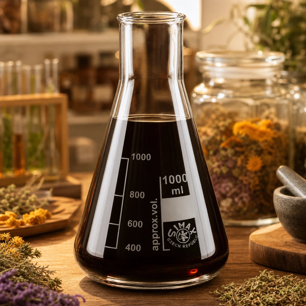 Erlenmeyerova baňka 200ml se širokým hrdlem Erlenmeyerkolben 200ml Weithals mit optimaler Wandstärke für sichere Experimente
