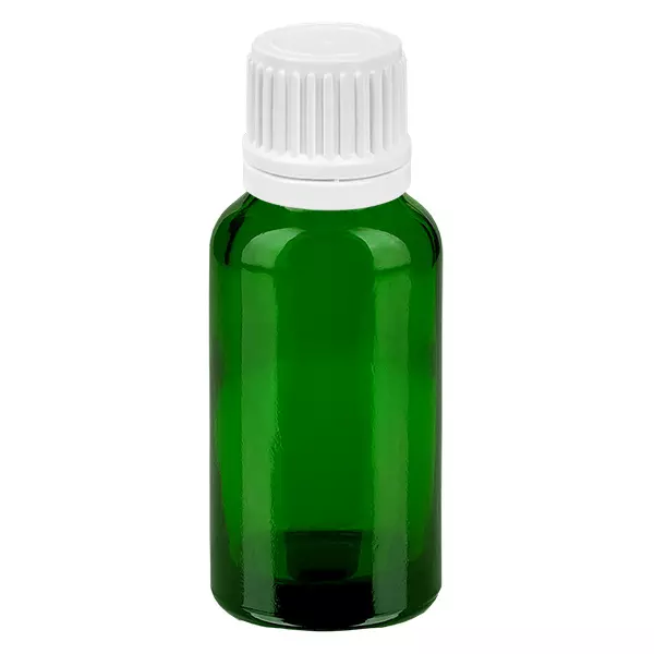 20ml lahvička 11mm šroubovací uzávěr bílý tamper-evident uzávěr GreenLine UT18/20