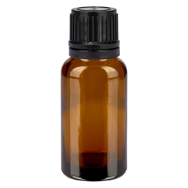 20ml kulovit&#225; l&#225;hev 3mm nal&#233;vac&#237; krou&#382;ek &#269;ern&#253; tamper-evidentn&#237; uz&#225;v&#283;r Hn&#283;d&#225;L. UT18/20