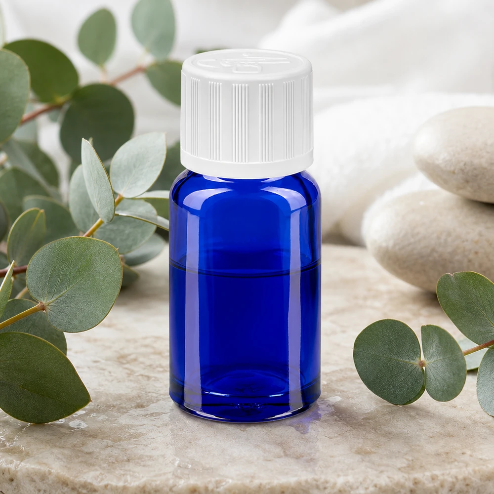10ml láhev 11mm šroubovací uzávěr bílý standardní dětská pojistka BlueLine UT18/10