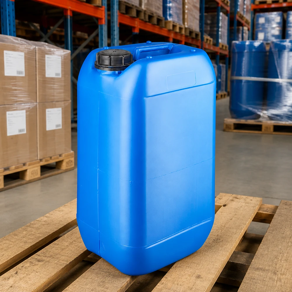 Kanystr 15 litrů modrý se šroubovacím uzávěrem s pojistkou proti otevření. Tragbarer Wasserkanister 15 Liter blau mit Originalverschluss für Camping und Outdoor