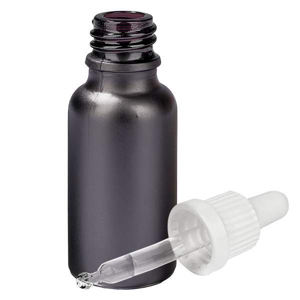 20ml pipetovací láhev bílá s uzávěrem odolným proti manipulaci BlackLine UT18/20