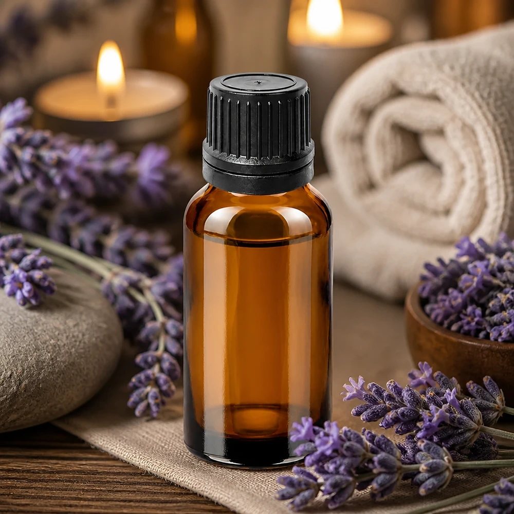 20ml lahvička s kapátkem 1mm černá tamper-evidentní uzávěr BrownLine UT18/20 Apotheken-Qualität Tropfflasche 20ml dunkelbraun mit auslaufsicherem Verschlusssystem