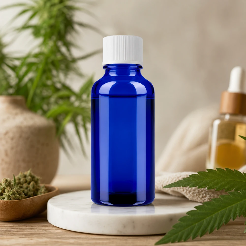 Handliche 30ml Glasflasche in Standardgröße für Naturheilkunde und Homöopathie