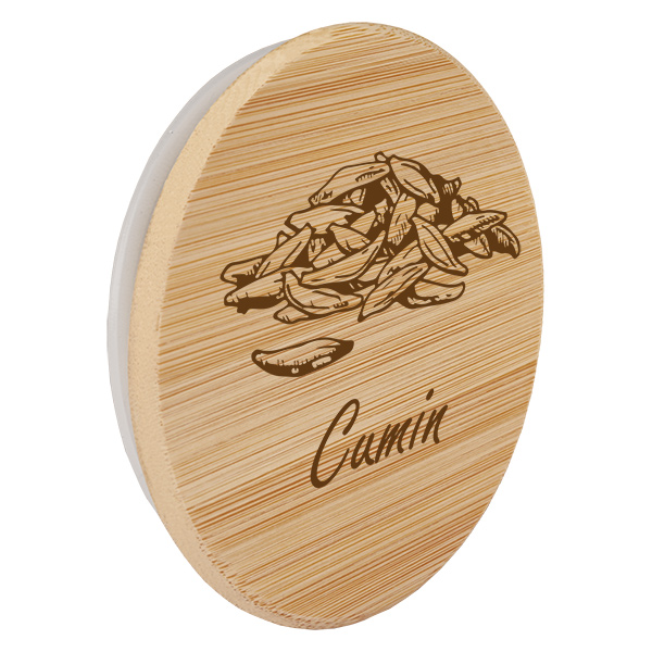 Sklenice z dřeva "cumin" pro WECK RR60