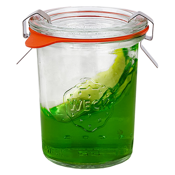 Sada 36 sklenic Weck o objemu 160 ml s 36 skleněnými víčky. Sada 36 sklenic Weck o objemu 160 ml s 36 skleněnými víčky.