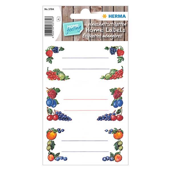 Kuchy&#328;sk&#233; &#353;t&#237;tky &quot;Bobule&quot; (12 samolepek)