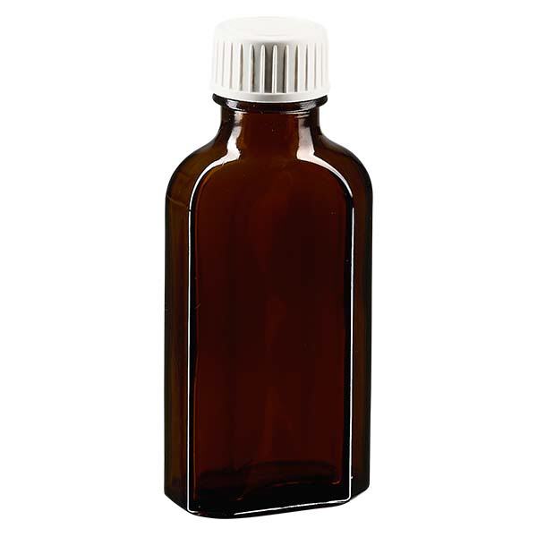 50 ml hnědý šroubovací uzávěr Meplat s pěnovou vložkou z PE 50 ml hnědý šroubovací uzávěr Meplat s pěnovou vložkou z PE