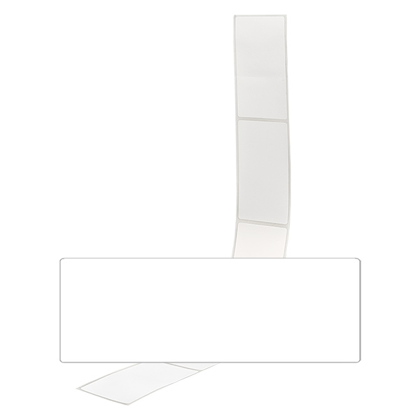 Balení 20 štítků 54 x 154,5 mm pro označení Weiße Etiketten 54x154,5mm zum Beschriften im 20er Pack auf neutralem Hintergrund