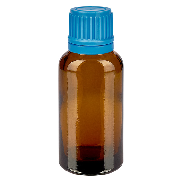 30ml l&#225;hev 11mm &#353;roubovac&#237; uz&#225;v&#283;r modr&#253; tamper evidentn&#237; uz&#225;v&#283;r BrownLine UT18/30